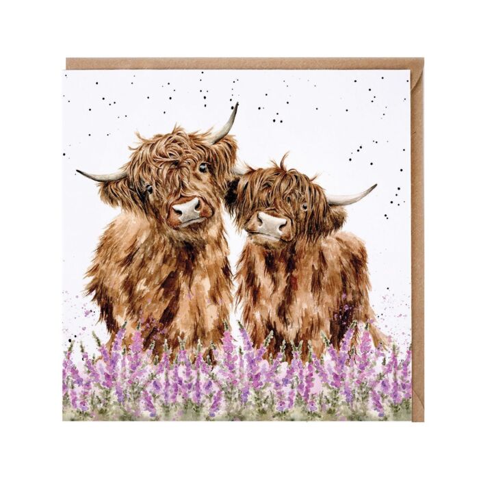 Wrendale Designs Gentle Giants Highland Cow Card